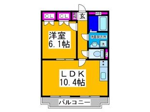 アムディールの物件間取画像